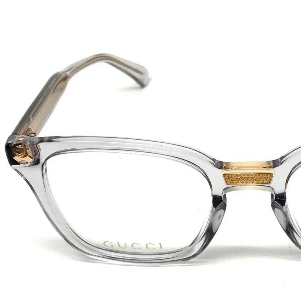 Gucci Gold Eyeglasses 50mm Unisex! Brand new